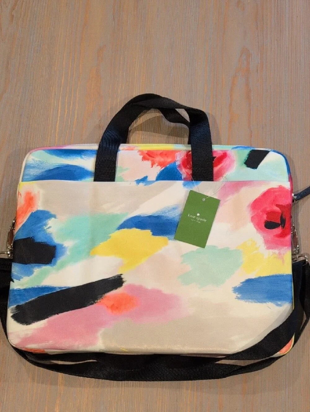 Kate Spade Floral Multi-Color Laptop Tote